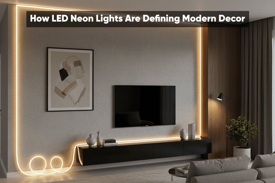 The Neon Comeback: How LED Neon Lights Are Defining Modern Decor - LEDMyPlace