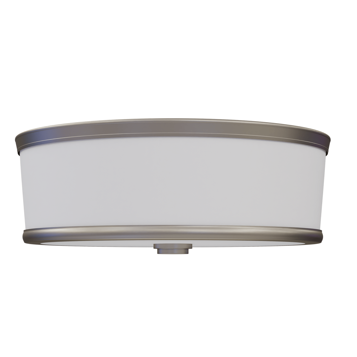 16 in. LED Flush Mount Ceiling Lights, 26W, 1142 Lumens, 5000K, 120 V, 90+ CRI, Dimmable, Brush Nickel Finish - LEDMyPlace