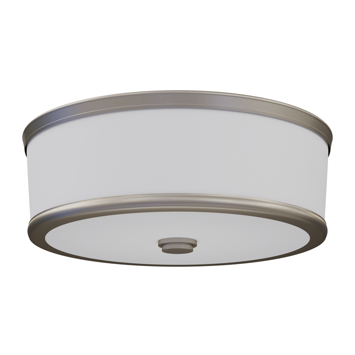 16 in. LED Flush Mount Ceiling Lights, 26W, 1142 Lumens, 5000K, 120 V, 90+ CRI, Dimmable, Brush Nickel Finish - LEDMyPlace