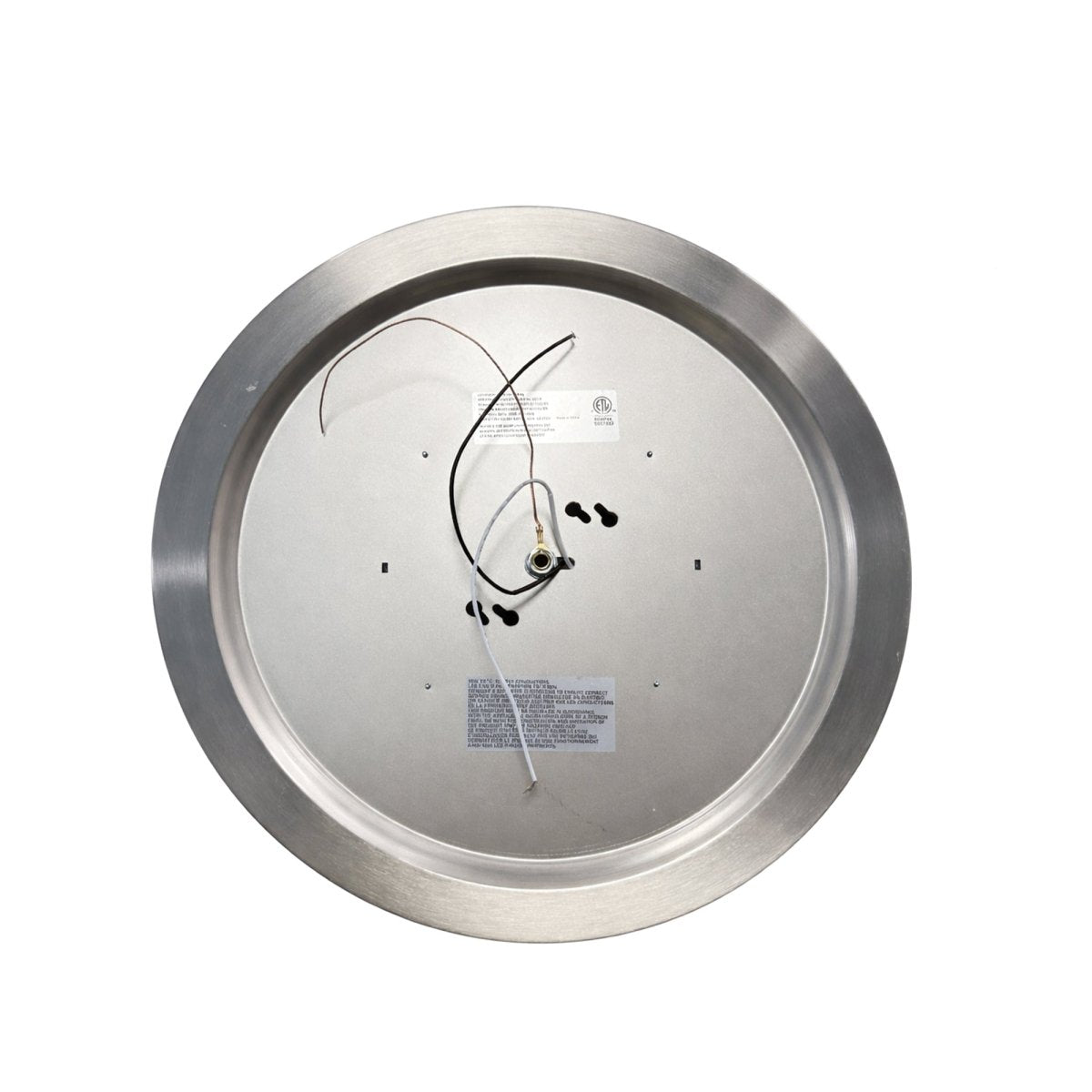 16″Dia x 3.625″H LED Ceiling Light with Frosted White Acrylic Shade – Brushed Nickel Finish - LEDMyPlace