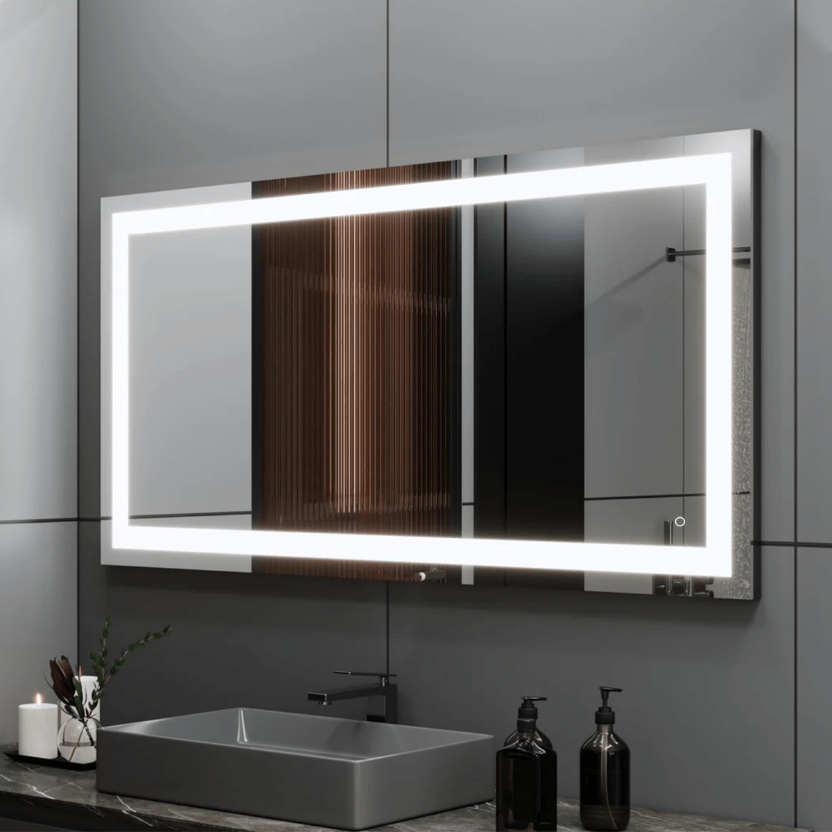 Bathroom vanity lighted mirror hotsell