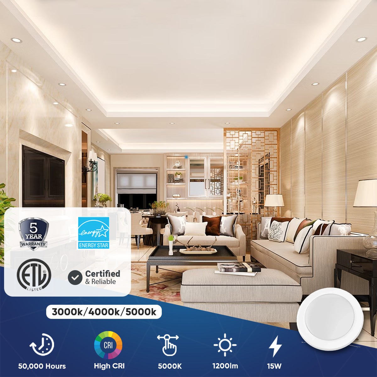 5 Led Recessed Lighting 5 In. And 6 In. LED Recessed Lighting, Surface
