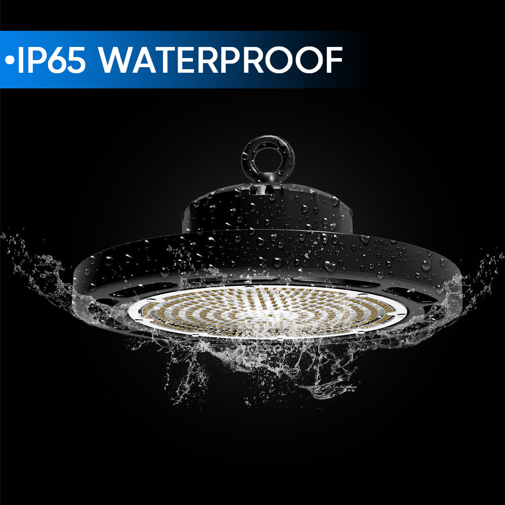 Gen13 UFO LED High Bay Light, 200W, 4000K, 24,800LM, AC100-277V, IP65 UL, DLC Listed, 0-10V Dimmable, LED Warehouse Light Fixtures