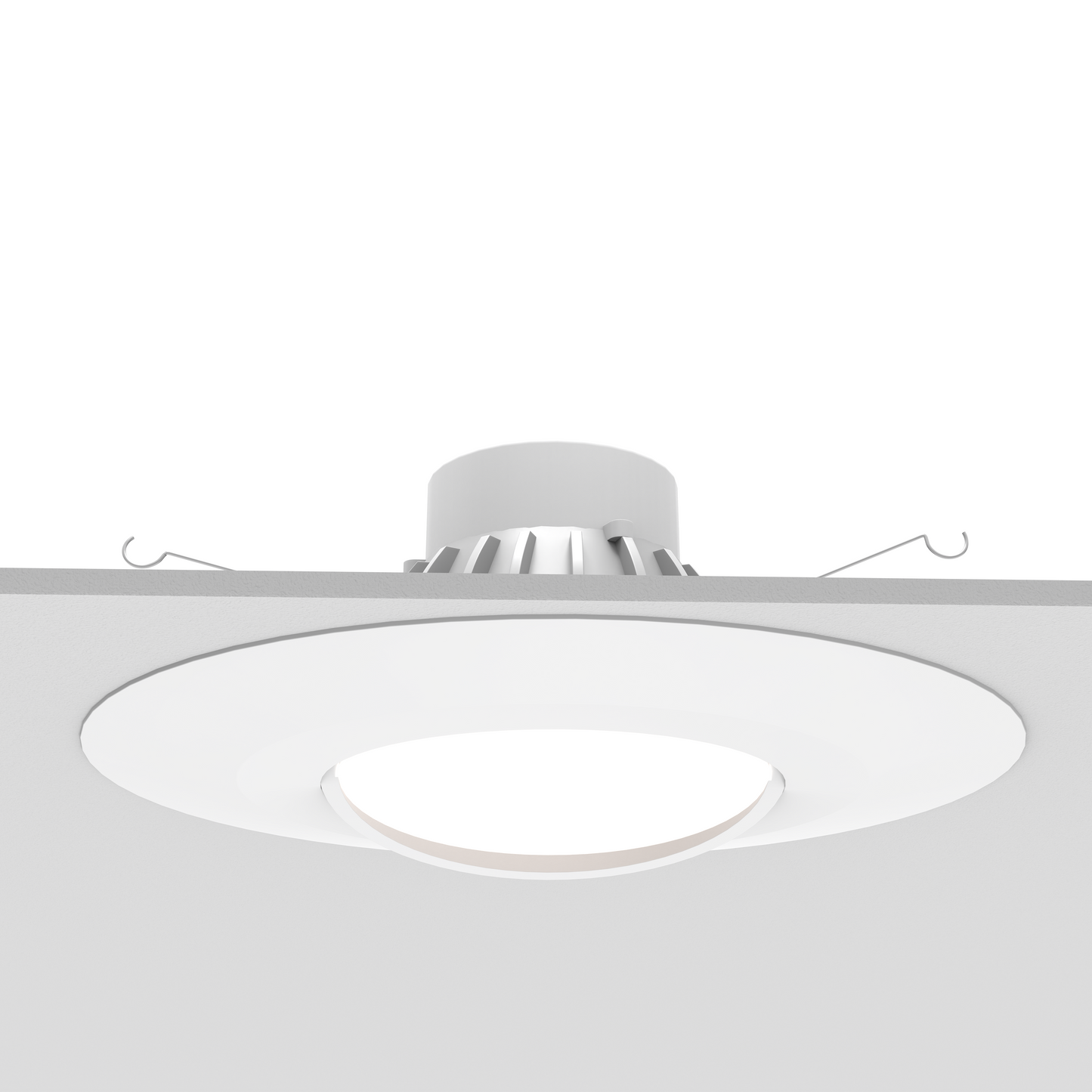 4 Inch LED Recessed Lighting with Adjustable Eyeball, 10W, Dimmable, Mounting Clip, Recessed Downlights For Living Room, Office, Closets, Kitchens, Hallways