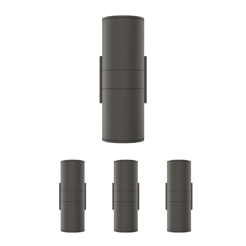 LED Outdoor Up & Down Lights With Remote, RGBW, Cylinder, 18WX1, AC100-277V, IP65, ETL CE RoSH Approval, Outdoor Wall Lights