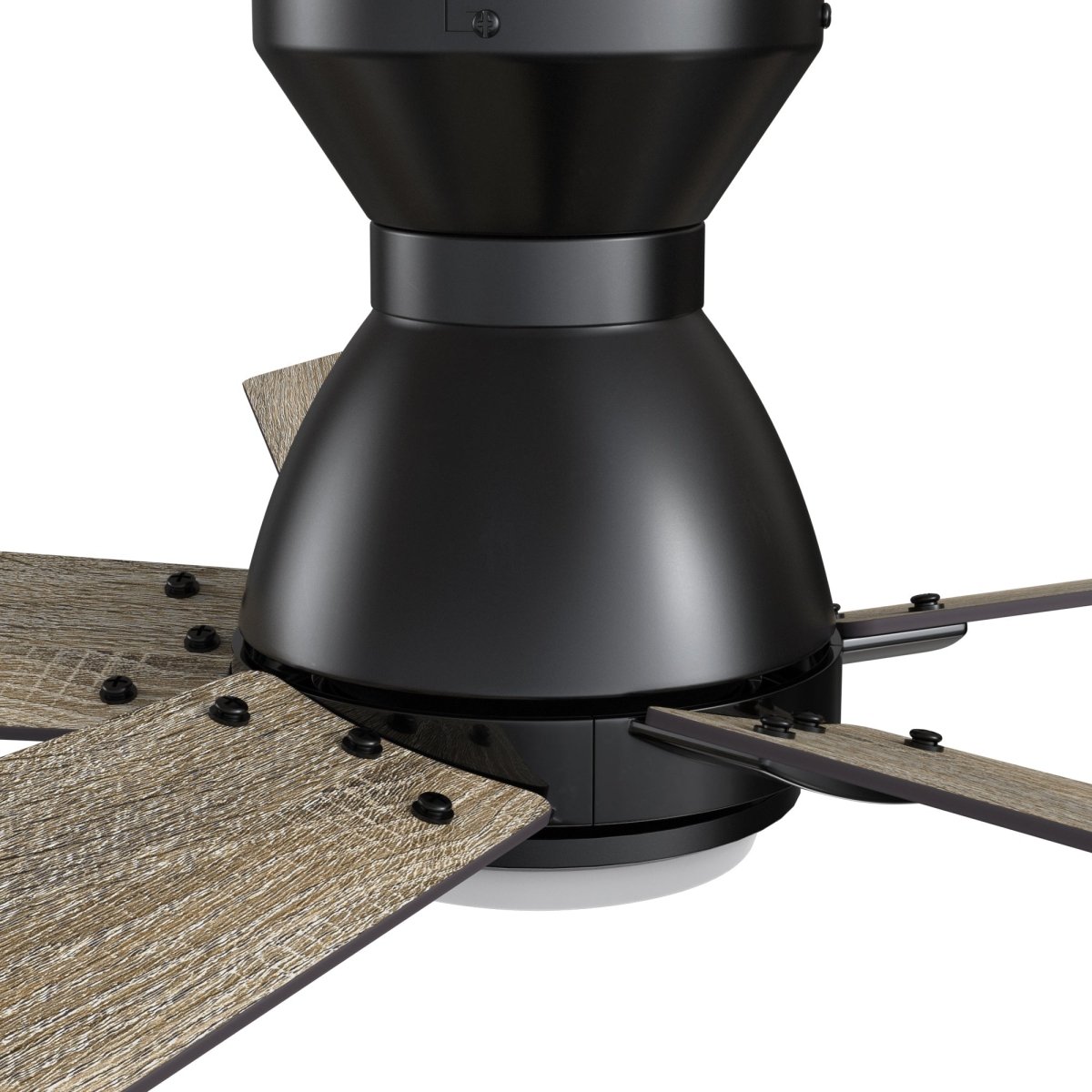 ASCENDER 48 inch 5 - Blade Flush Mount Smart Ceiling Fan with LED Light & Remote - LEDMyPlace