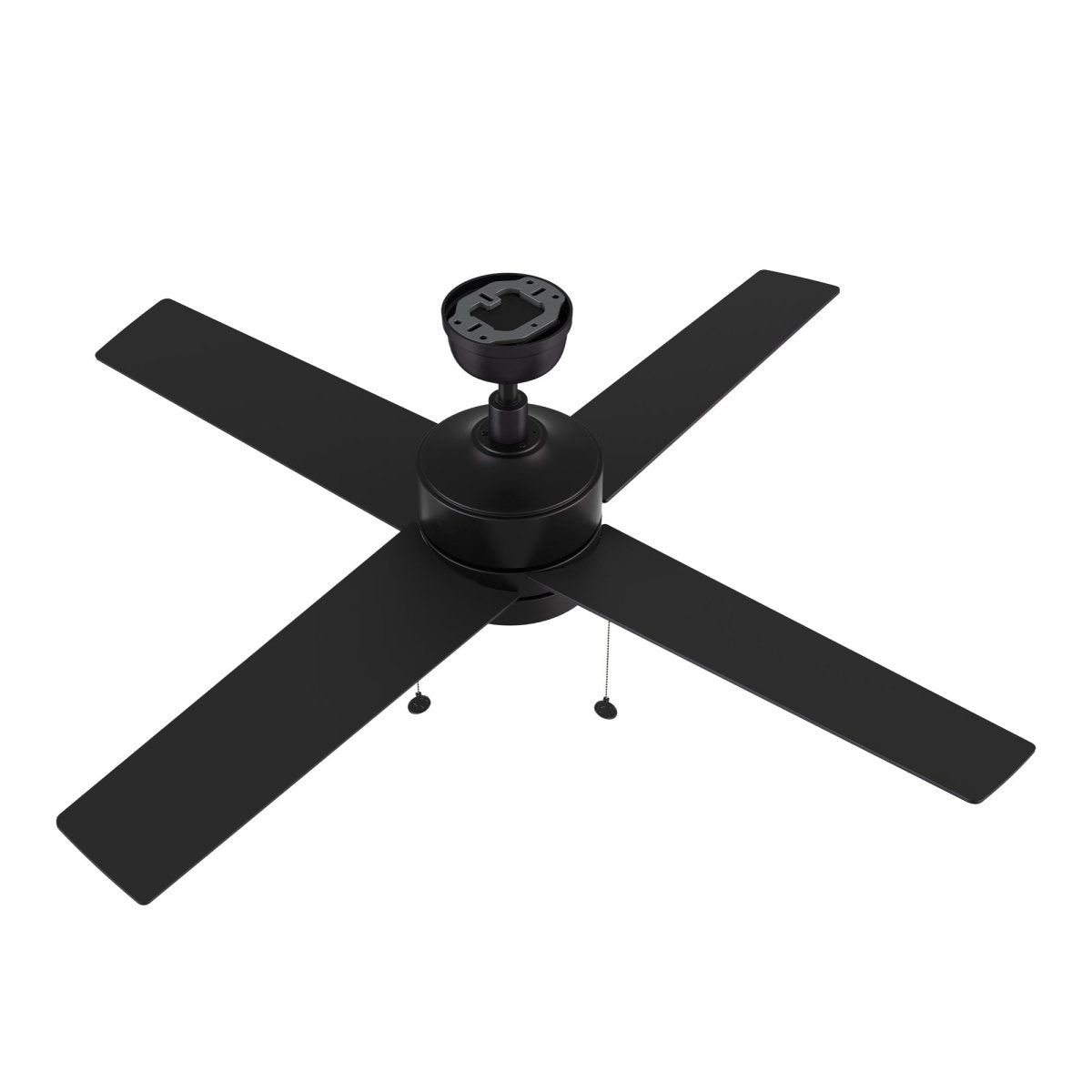 ASCOTT 52 inch 4 - Blade Ceiling Fan with LED Light & Pull Chain - LEDMyPlace