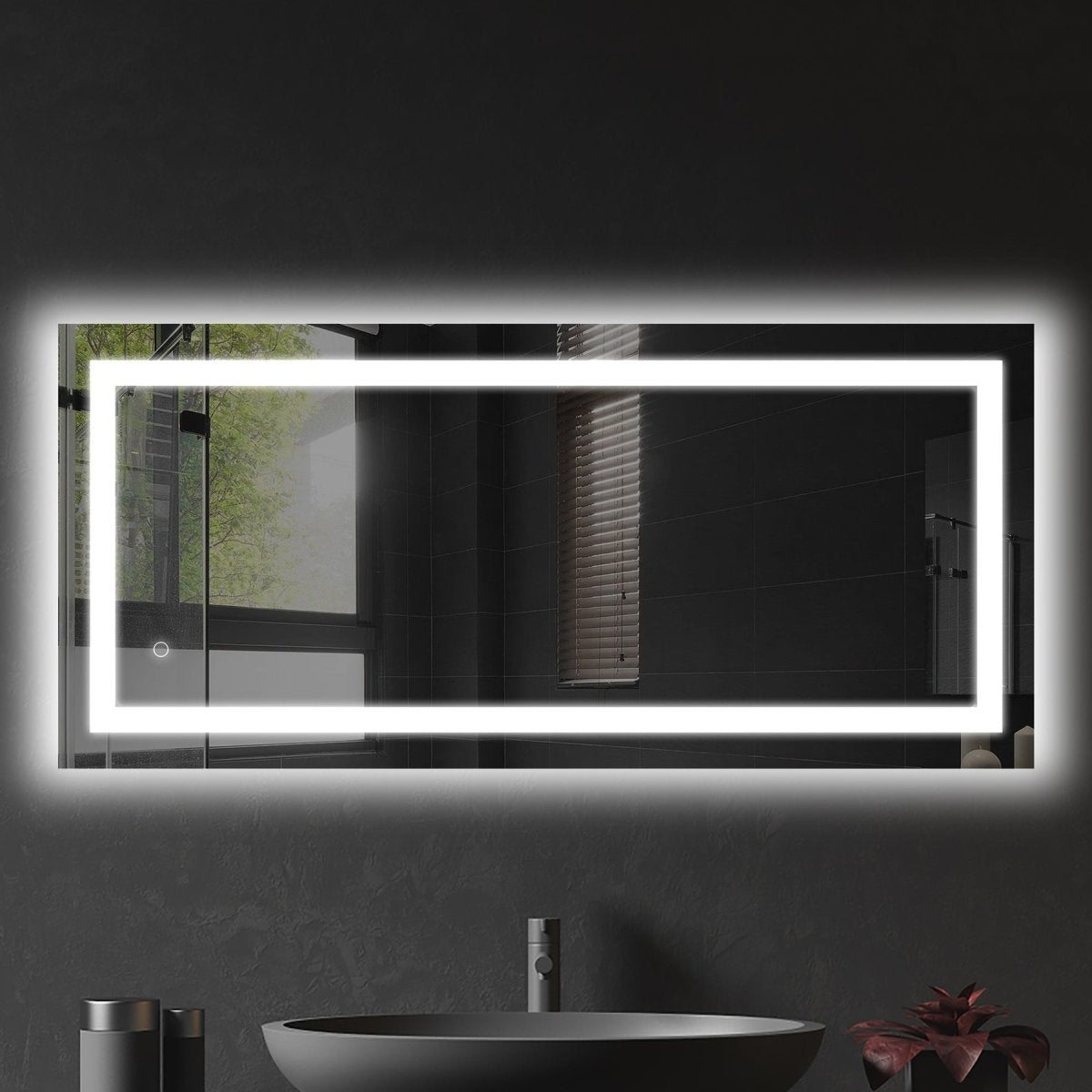 Backlit/Frontlit, Vanity Mirror with Lights, Touch Switch, Anti - Fog, Adjustable 3 - Color Temperature & Remembrance, CRI 90+, LED Mirror for Bathroom, Accord Style - LEDMyPlace