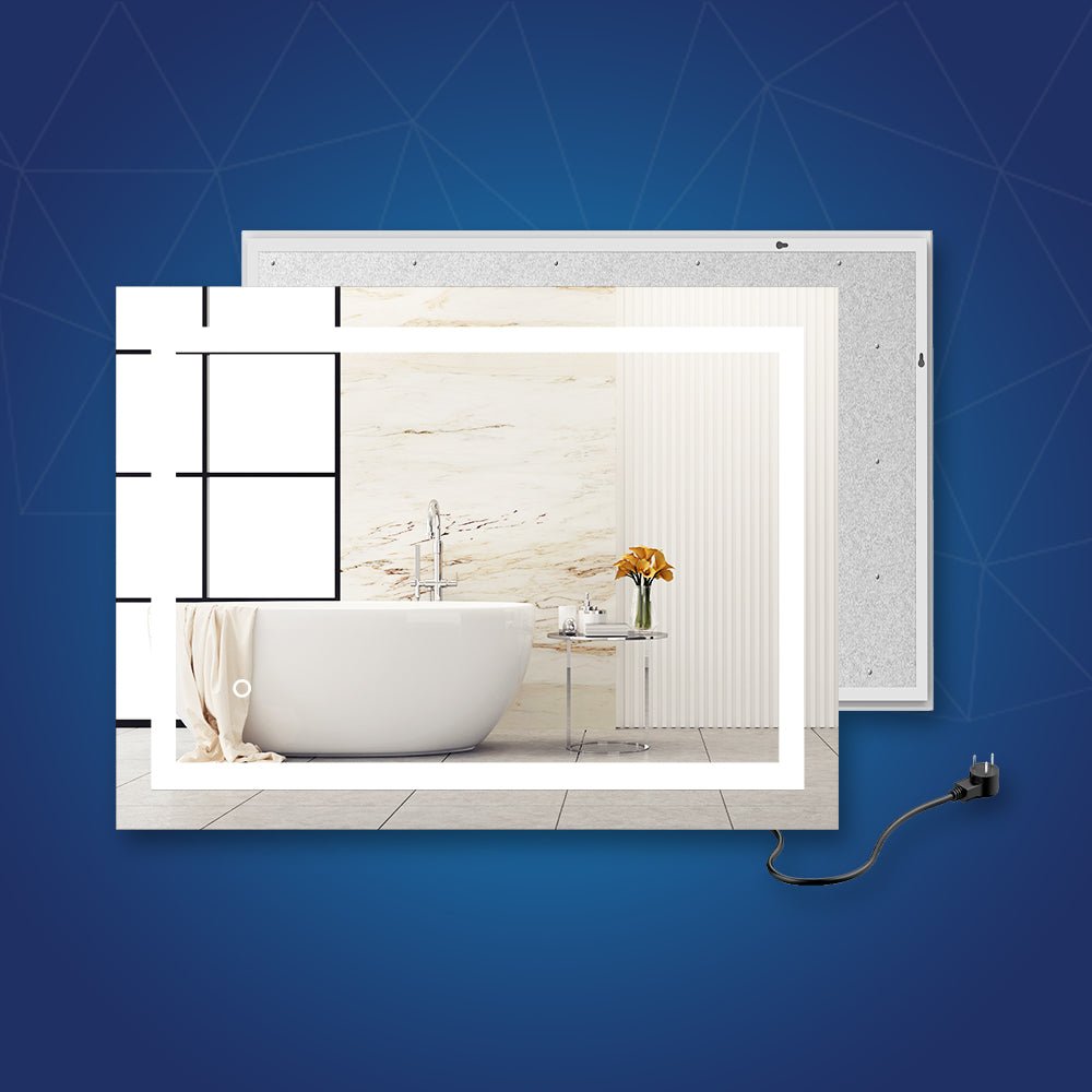 Backlit/Frontlit, Vanity Mirror with Lights, Touch Switch, Anti - Fog, Adjustable 3 - Color Temperature & Remembrance, CRI 90+, LED Mirror for Bathroom, Accord Style - LEDMyPlace