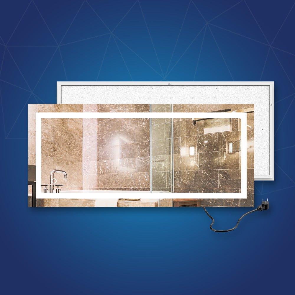 Backlit/Frontlit, Vanity Mirror with Lights, Touch Switch, Anti - Fog, Adjustable 3 - Color Temperature & Remembrance, CRI 90+, LED Mirror for Bathroom, Accord Style - LEDMyPlace