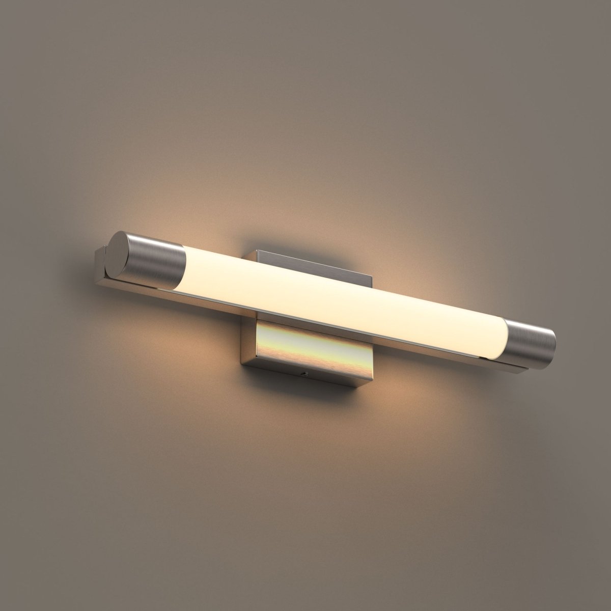 Cylinder Shape Integrated LED Bath Bar Light, 18.5 Inch/27.5 Inch, 4000K (Cool White), Dimmable, ETL Listed, Bathroom Vanity Lighting Cylinder Shape Integrated LED Bath Bar Light, 18.5 Inch/27.5 Inch, 4000K (Cool White), Dimmable, ETL Listed, Bathroom Vanity Lighting