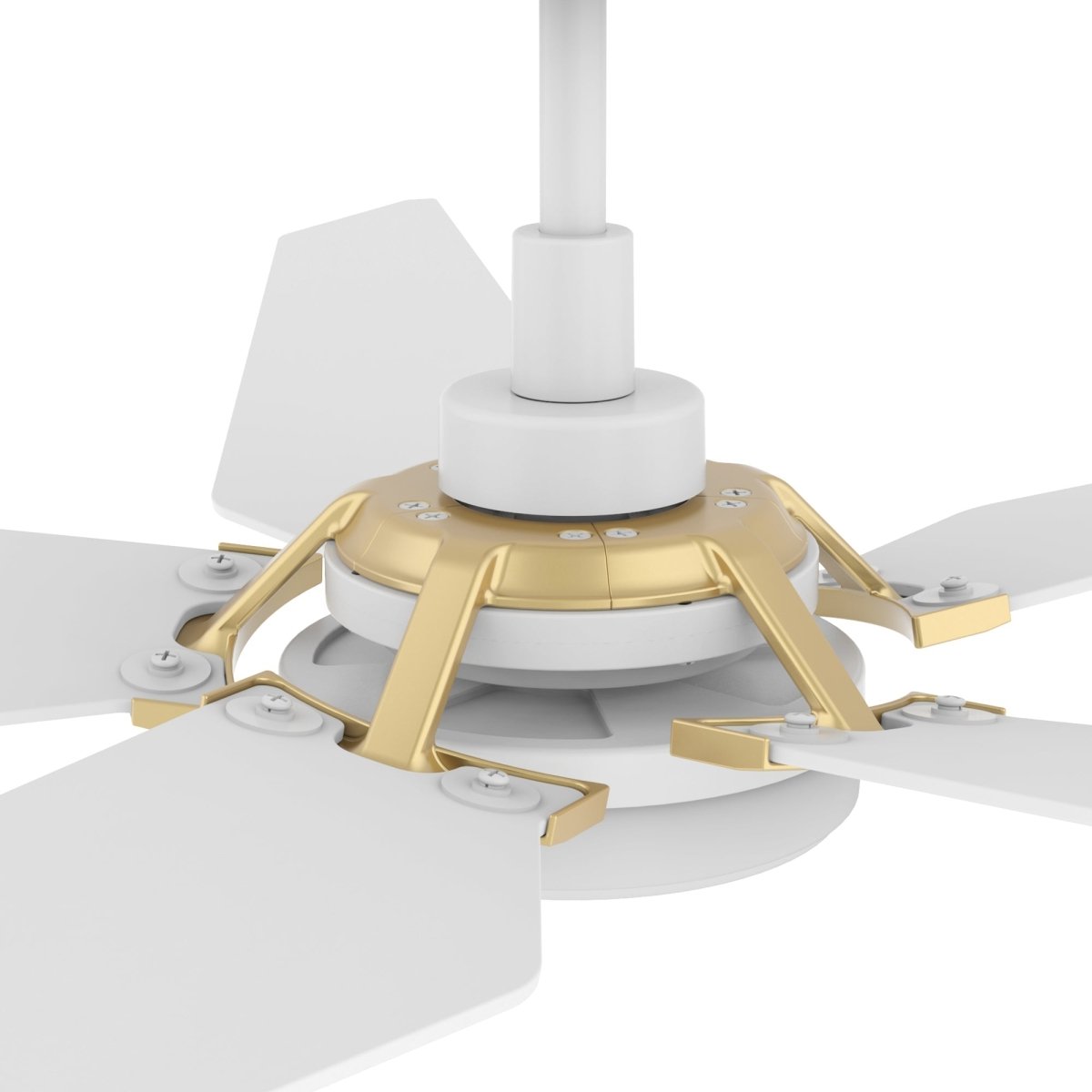KAJ 52 inch 5 - Blade Smart Ceiling Fan with LED Light & Remote - LEDMyPlace