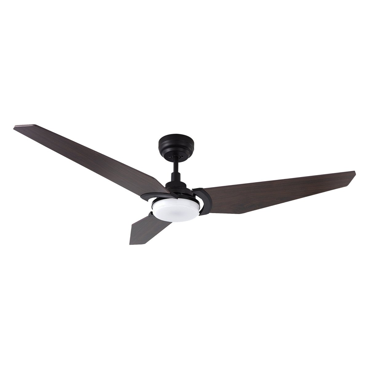 KAJ 56 inch 3 - Blade Smart Ceiling Fan with LED Light & Remote - LEDMyPlace
