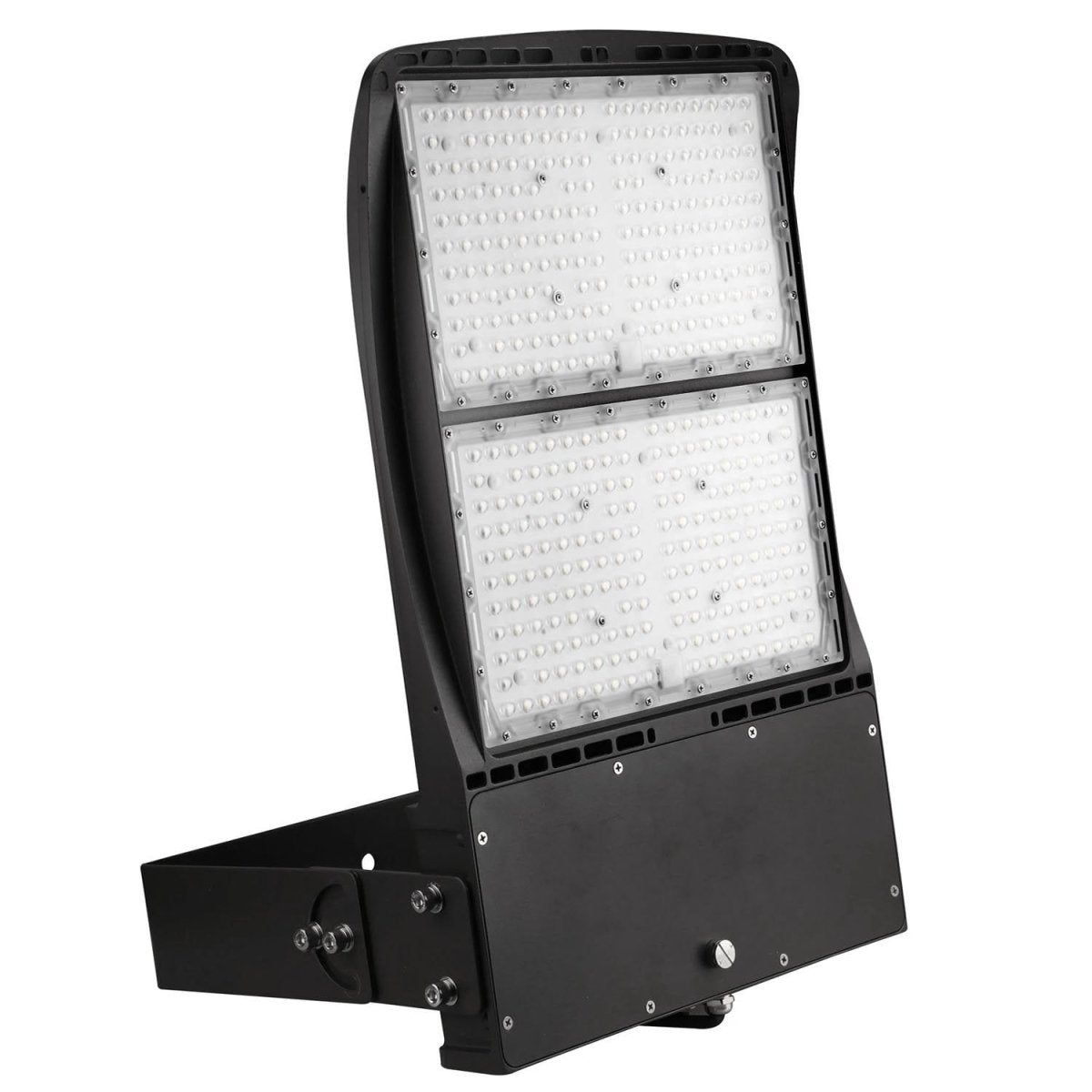 LED Flood Light, 300W/240W/200W Wattage Adjustable, 5700K, 136 LM/W, AC120 - 277V, Black, Dimmable, IP65, Floodlight for Outdoor Security, Backyard |Court|Stadium|Basket Ball Court|Alleys Lighting, Gen14B - LEDMyPlace
