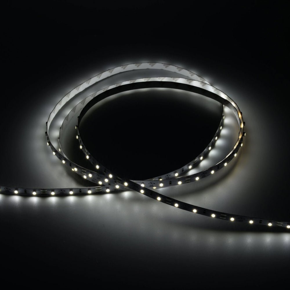 LED Strip Lights, IP20, 16.4ft, Dimmable, 12V, SMD 3528, 60 leds/Meter, 192 Lumens/ft, UL, RoHS Listed, LED Lights for Bedroom, Kitchen, Home Decoration - LEDMyPlace