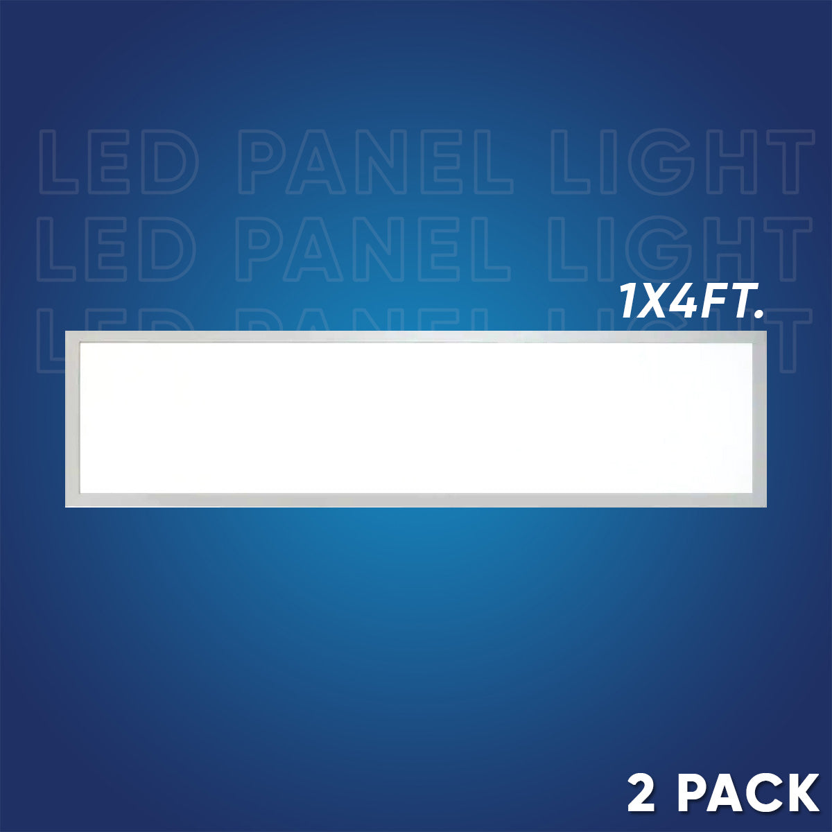 1 ft. x 4 ft. LED Flat Panel Light 20W/30W/40W Wattage Adjustable, 4000k/5000K/6500K CCT Changeable, Dip Switch, 0-10V Dim, 120-277V, ETL, DLC 5.1, Recessed Back-lit Fixture