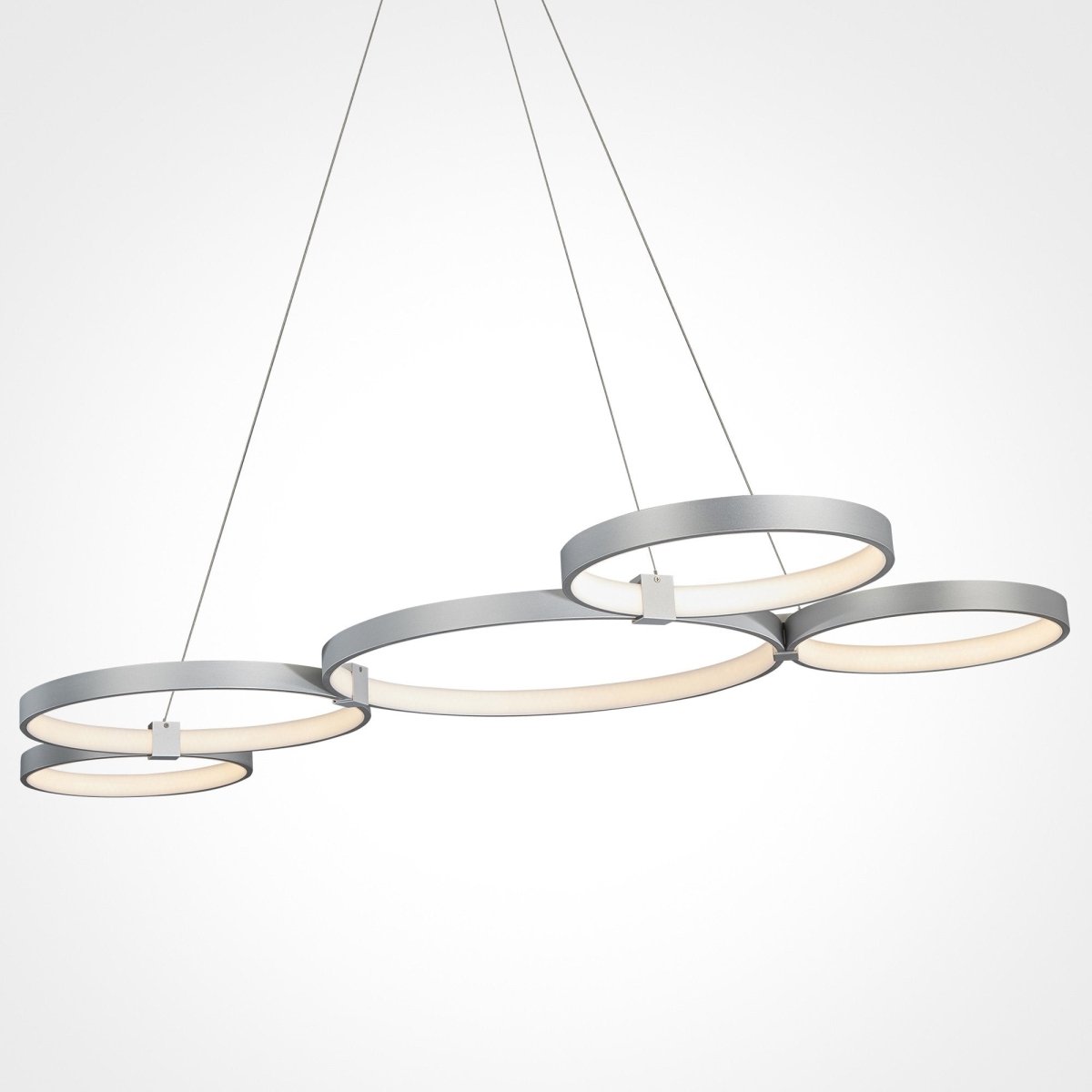 Modern Circular Chandelier, 5-Light, 92W, 3000K (Warm White), 3677 Lum