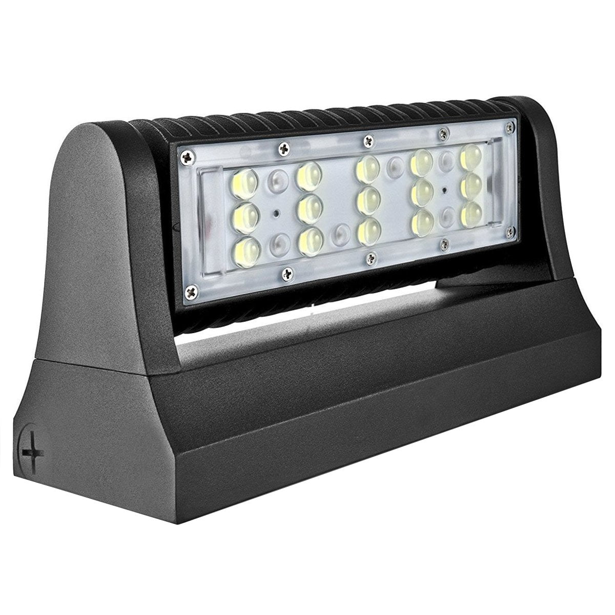Outdoor Rotatable LED Wall Pack Light 40W 5700K 5400 Lumens, UL, DLC Listed, Bronze Finish, Waterproof Wall Light - LEDMyPlace