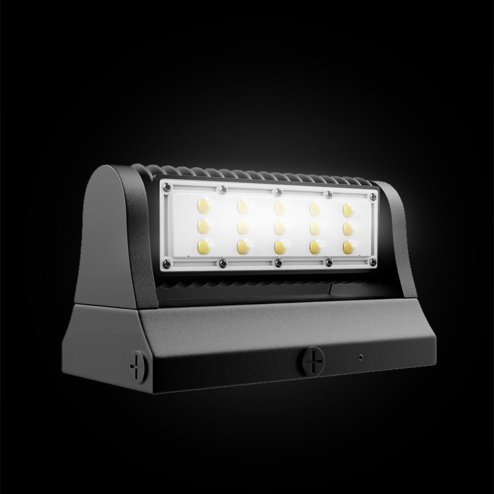 Outdoor Rotatable LED Wall Pack Light 40W 5700K 5400 Lumens, UL, DLC Listed, Bronze Finish, Waterproof Wall Light - LEDMyPlace