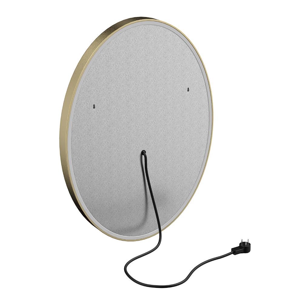 Oval LED Lighted Bathroom Vanity Mirror, Touch Switch, Anti - Fog Wall Mounted Makeup Mirror & CCT Remembrance, CRI 90+, LED Oval Mirror for Bathroom, Lunar Style - LEDMyPlace