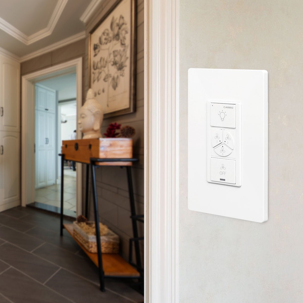 Pilot Best Smart Wall Switch For Ceiling Fans(1 - Gang), Google Assistant, and Siri Shortcuts, Works with Amazon Alexa - LEDMyPlace