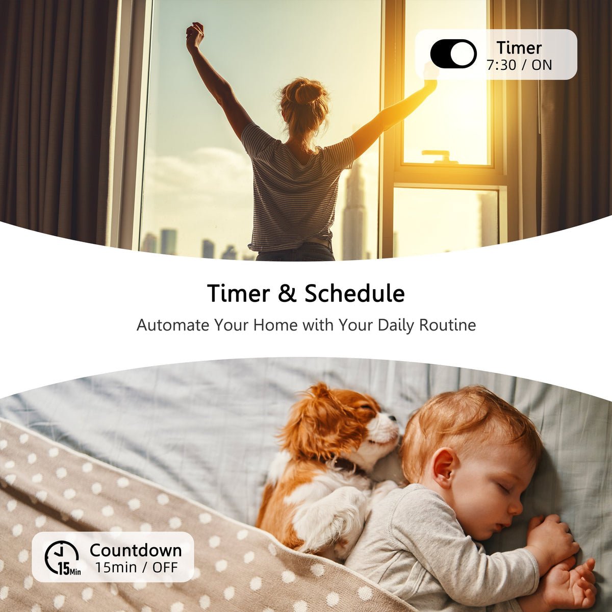 Pilot Best Smart Wall Switch For Ceiling Fans(1 - Gang), Google Assistant, and Siri Shortcuts, Works with Amazon Alexa - LEDMyPlace