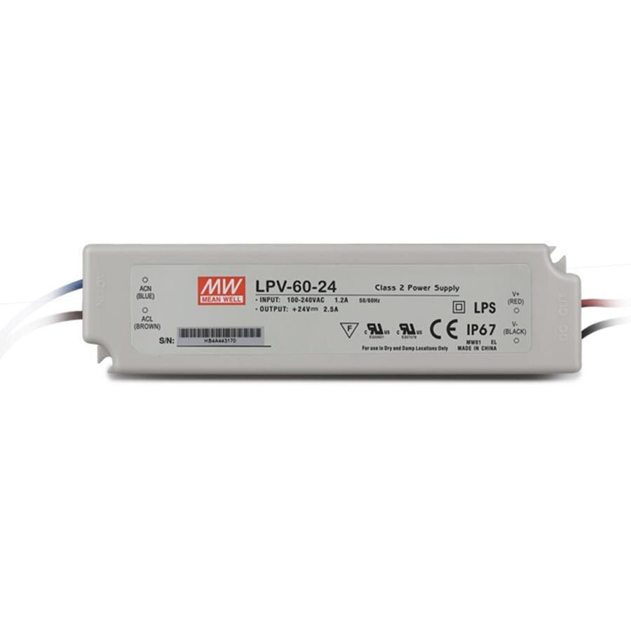 Power Supply, Constant Voltage,110/12V, 60W - LEDMyPlace