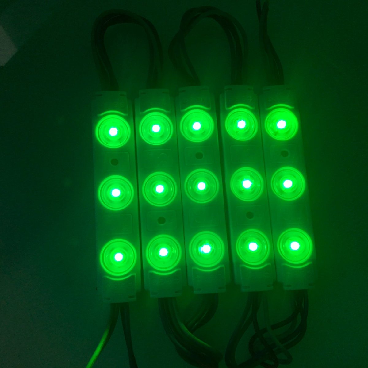 RGB LED Module Lights, 3LEDs/Mod, DC12V, 0.65W, Waterproof Decorative Light for Letter Sign Advertising Signs with Tape Adhesive Backside (40 - Pack) - LEDMyPlace