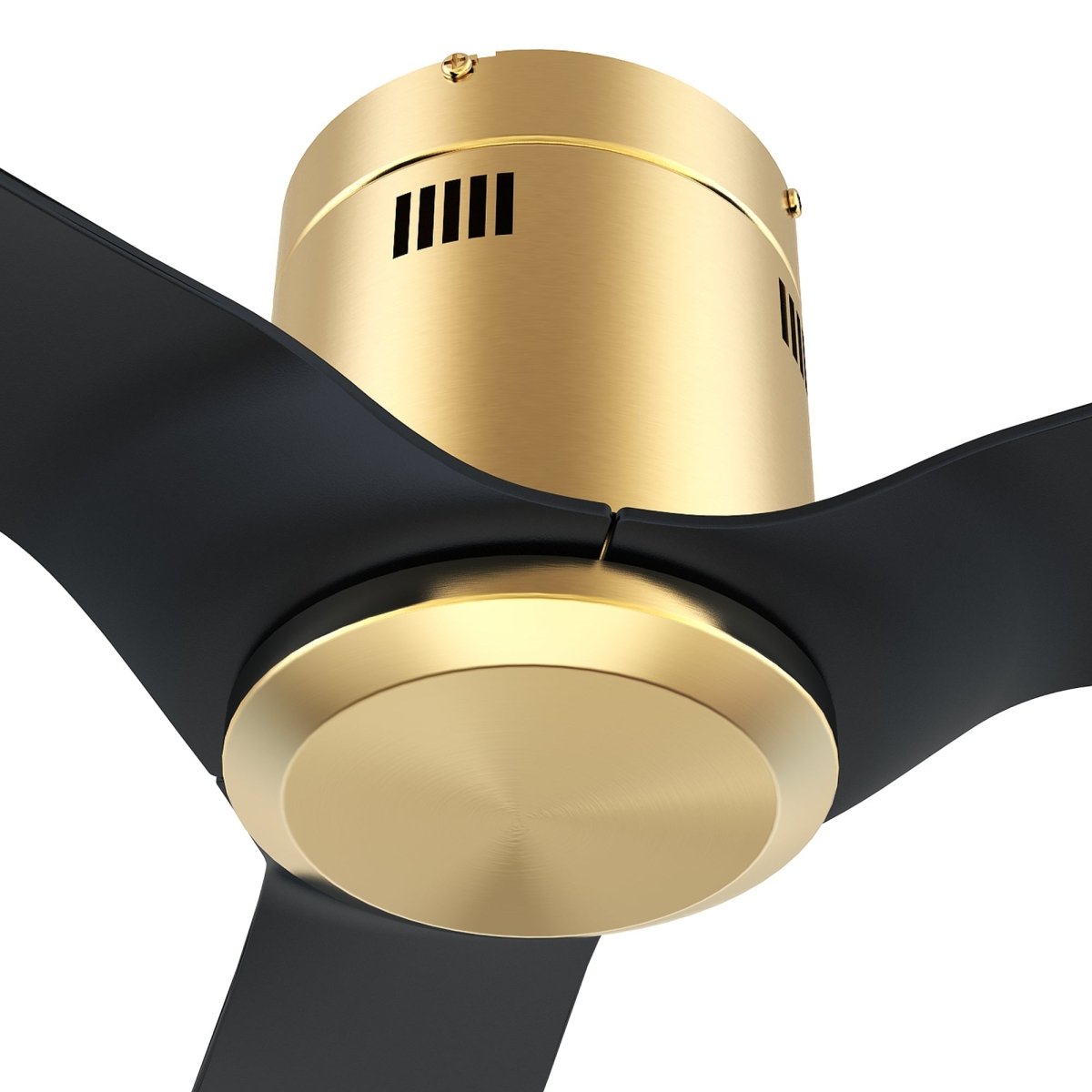 SKARA 52 inch 3 - Blade Flush Mount No Light Ceiling Fan with Remote - LEDMyPlace