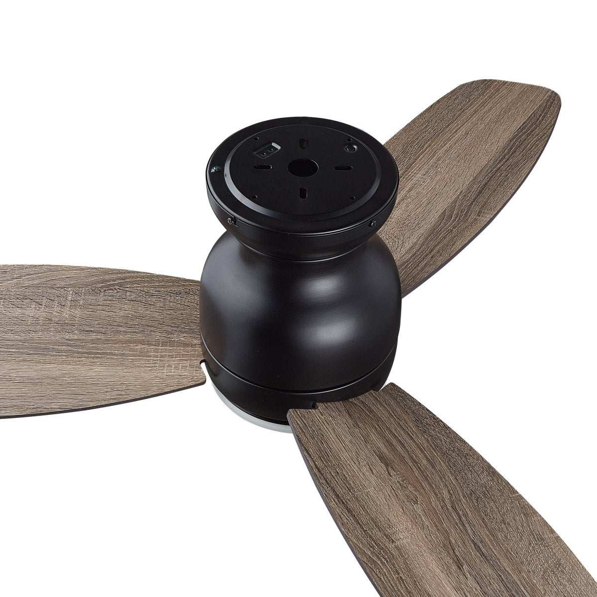 TRENTO 60 inch 3 - Blade Flush Mount Smart Ceiling Fan with LED Light & Remote - LEDMyPlace