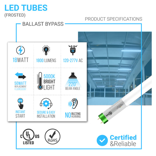 t8-4ft-18w-led-tube-glass-5000k-frosted-single-ended-power