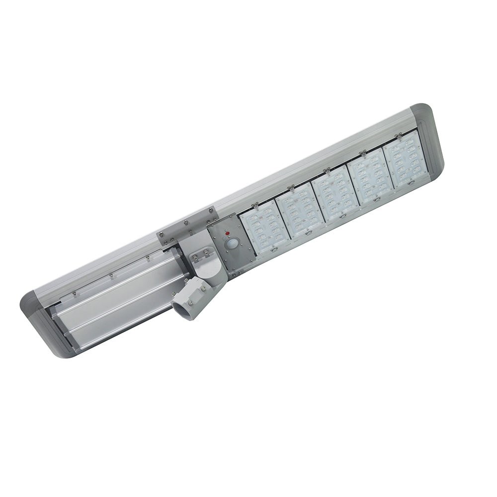 50W Solar LED Street Light ; 5700K AC100 - 277V ; Silver - LEDMyPlace
