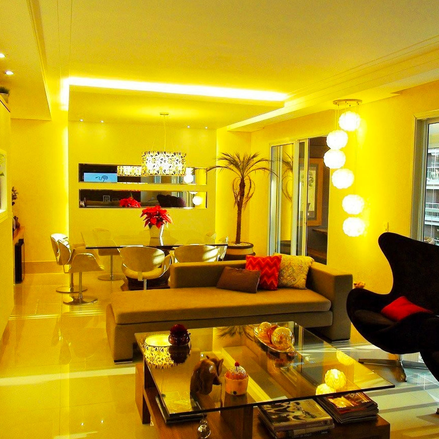 LED Strip Lights, IP20, 16.4ft, Dimmable, 12V, SMD 5050, 60 leds/Meter, UL, RoHS Listed, LED Lights for Bedroom, Kitchen, Home Decoration - LEDMyPlace