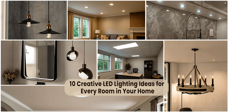 10 Creative LED Lighting Ideas for Every Room in Your Home
