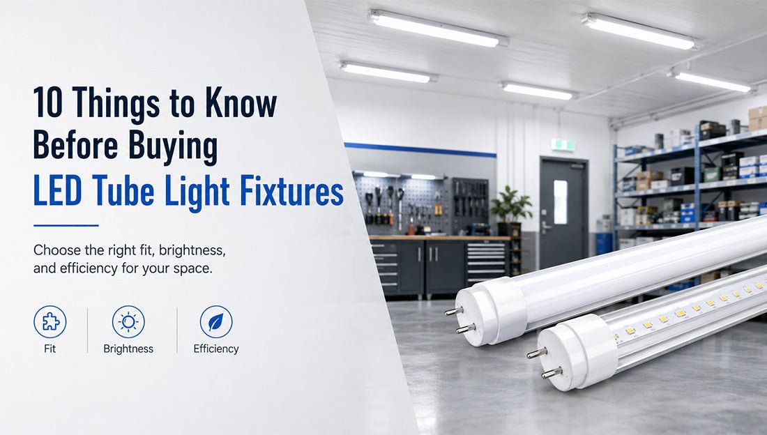 10 Things to Know Before Buying LED Tube Light Fixtures - LEDMyPlace
