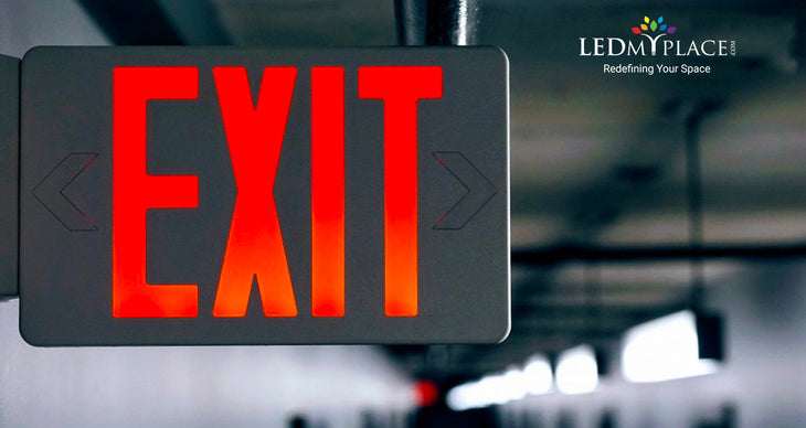 Why LED Emergency Exit Sign Is A Must For Dealing With Exigencies?