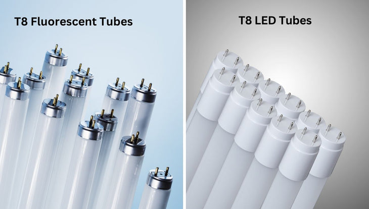What is the Difference Between T8 Fluorescent Tube and T8 LED?