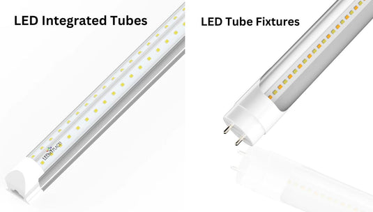 The Major Difference Between LED Integrated Tubes And Usual LED Tube Fixtures