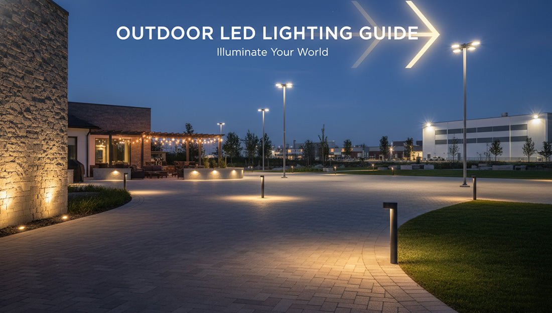 A Complete Guide to Outdoor LED Lighting for Every Application - LEDMyPlace