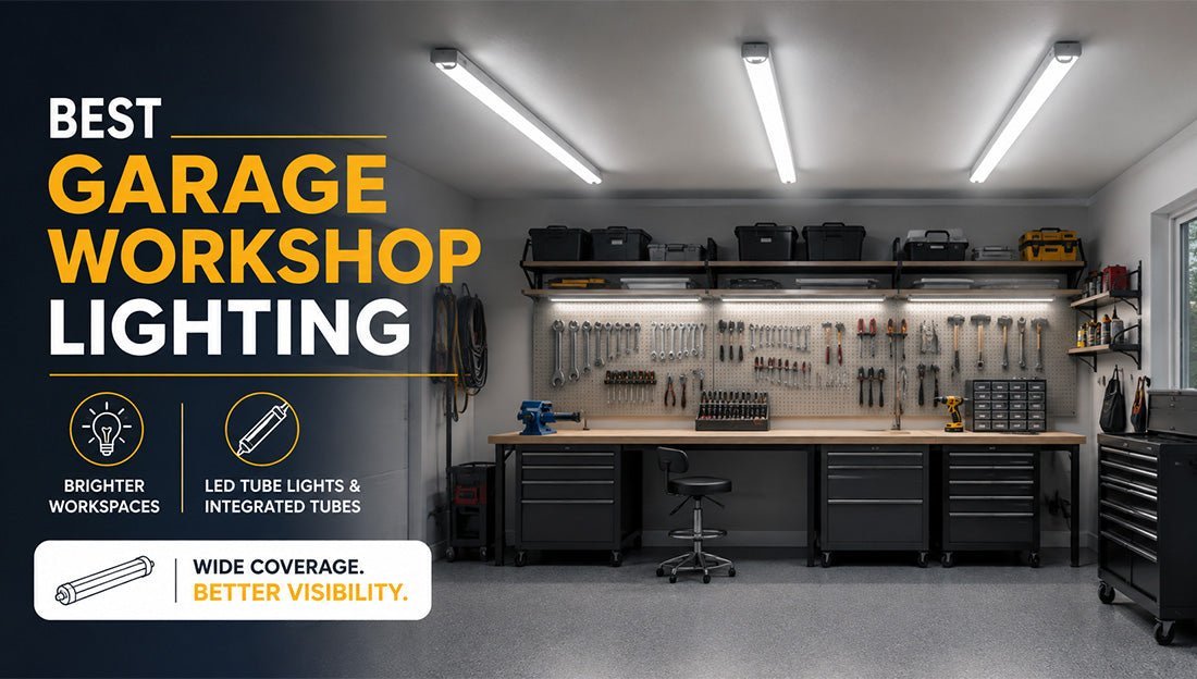 Best Garage Workshop Lighting: How to Choose the Right Lights - LEDMyPlace