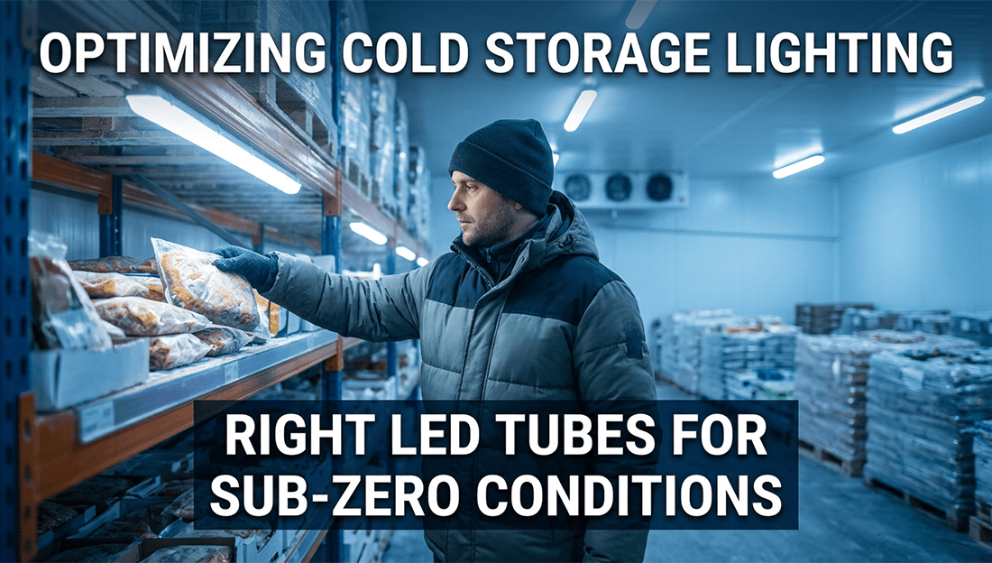 Cold Storage Lighting Guide: Choosing the Right LED Cooler Tubes for Sub-Zero Conditions - LEDMyPlace