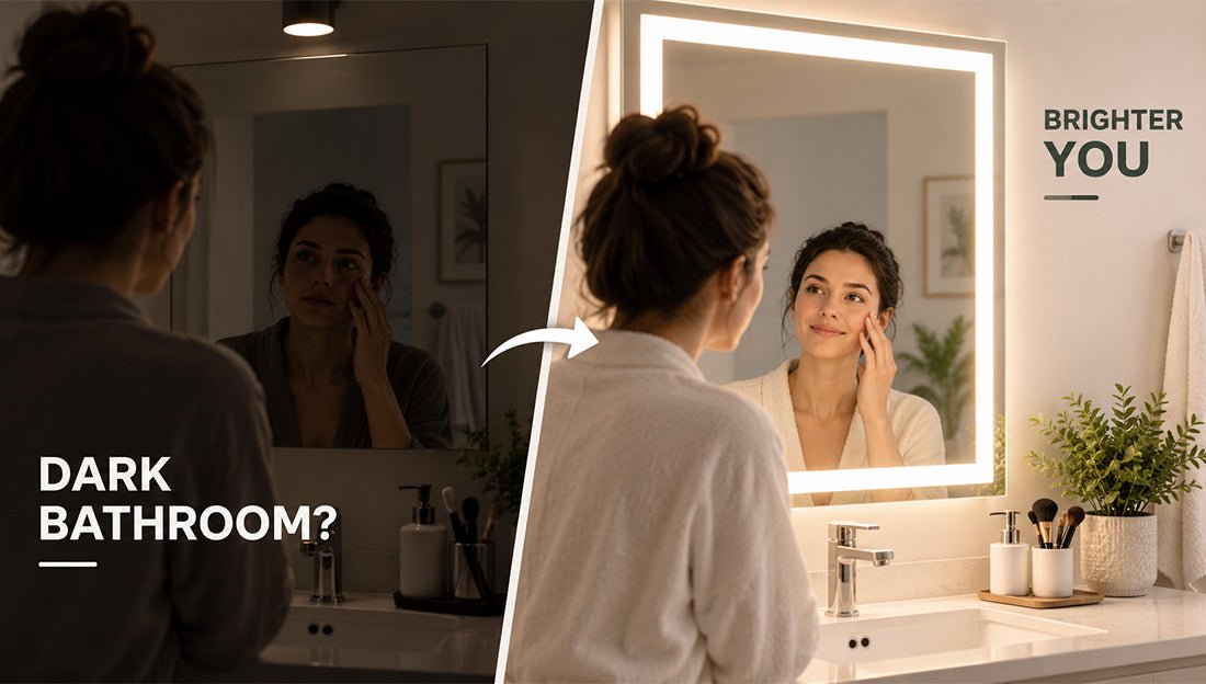 Dark Bathroom? How Lighted Vanity Mirrors Improve Your Space - LEDMyPlace