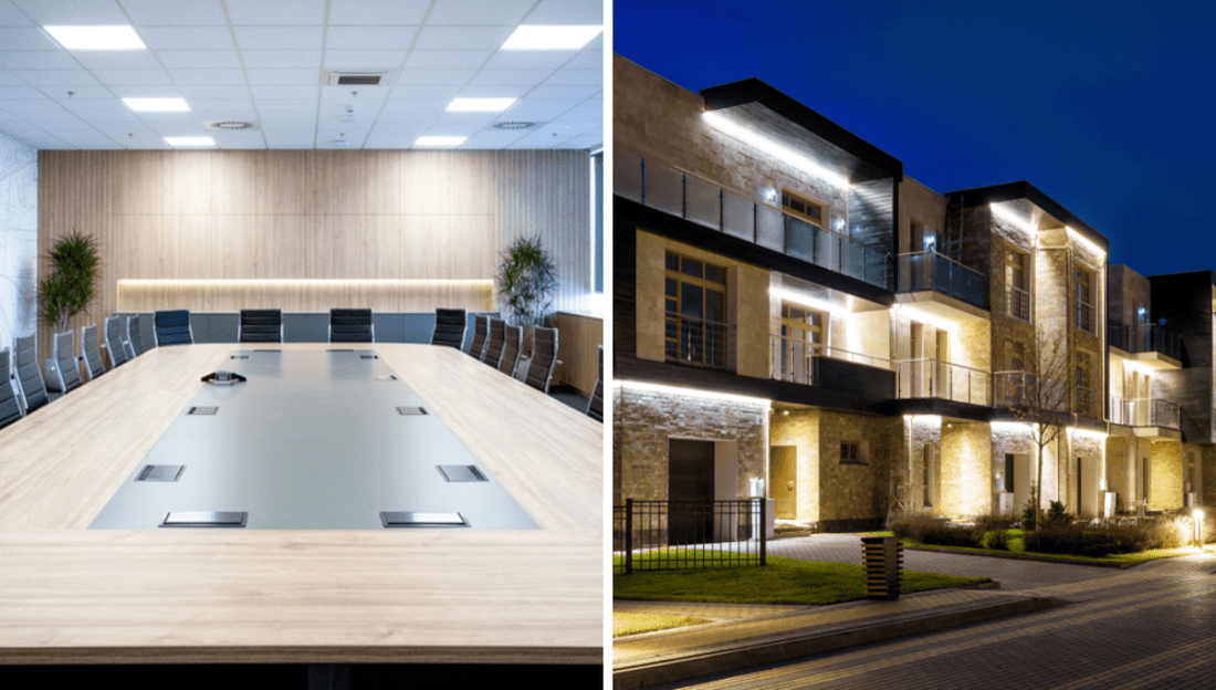Differences Between Commercial & Residential Lighting - LEDMyPlace