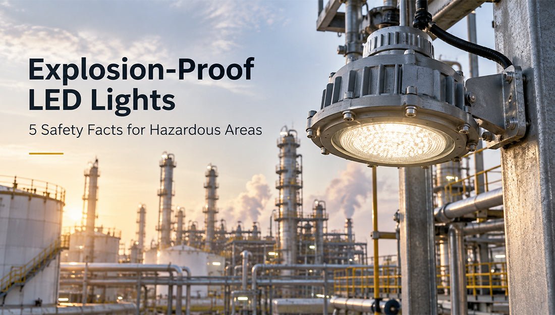 Explosion-Proof LED Lights: 5 Safety Facts for Hazardous Areas - LEDMyPlace