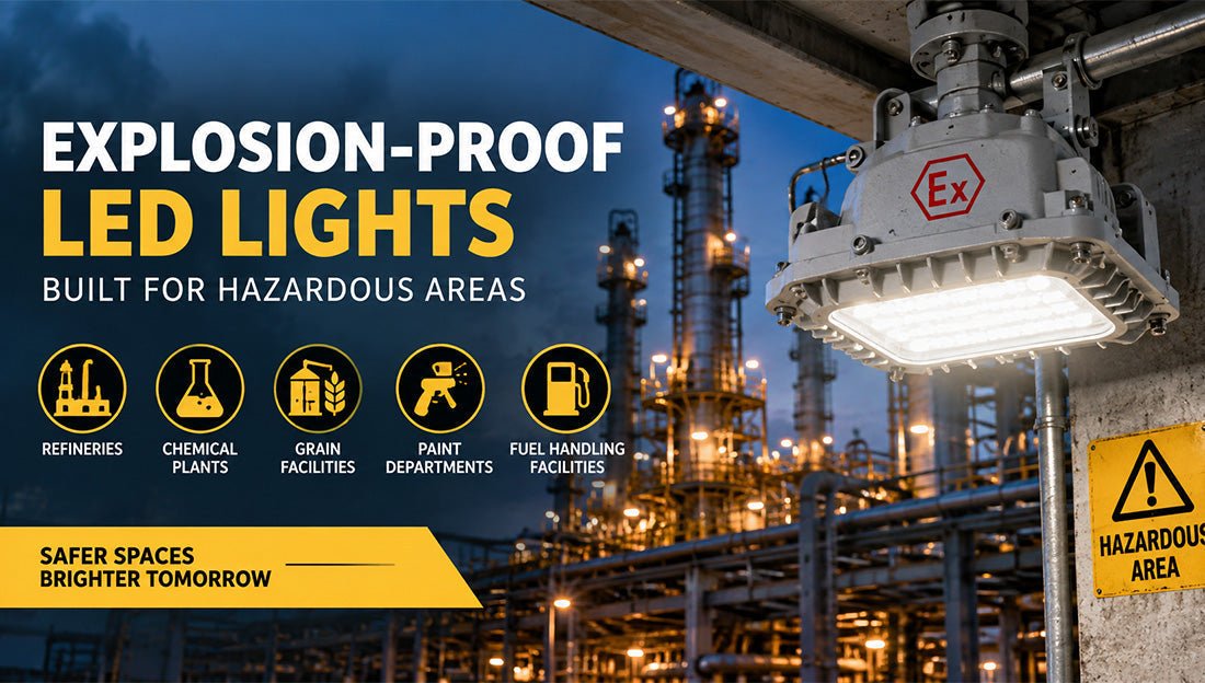 Explosion-Proof LED Lights: Safety Facts for Hazardous Areas - LEDMyPlace