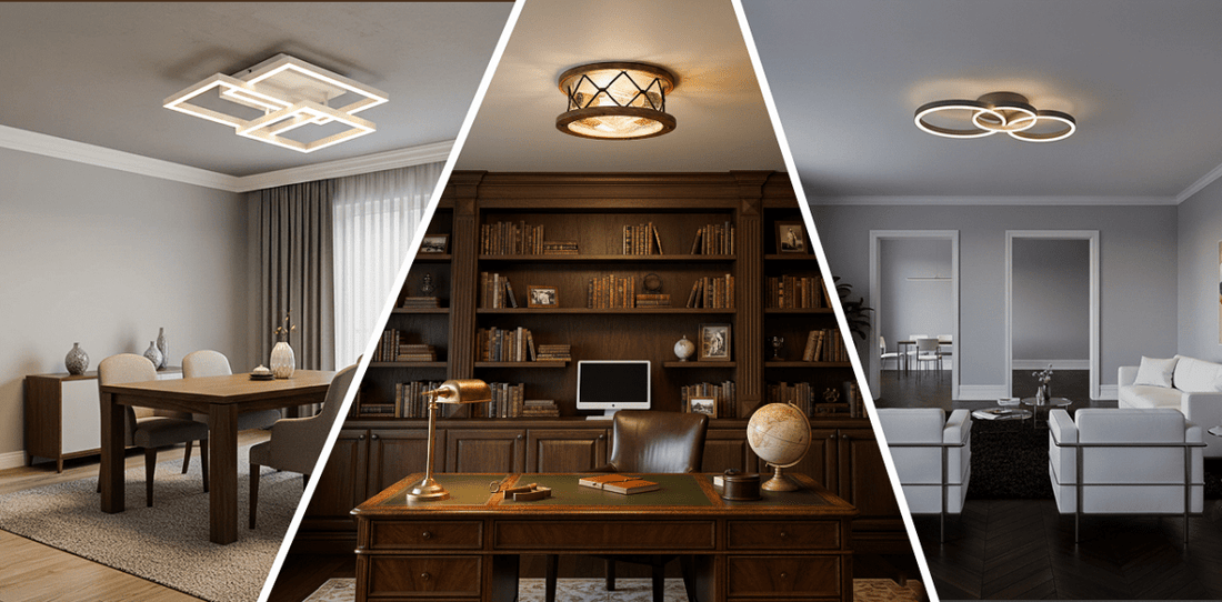 How LED Flush Mount Lights Help John to Improve His Focus - LEDMyPlace