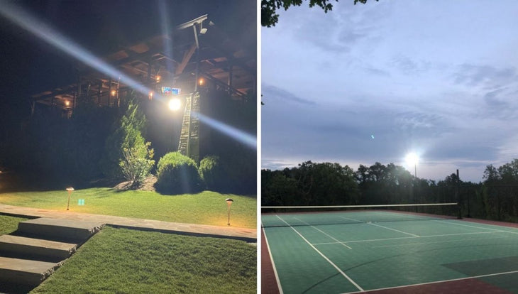 How Much Area Does a 100 watt LED Flood Light Cover?