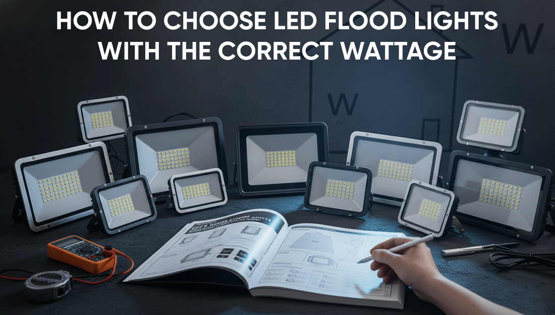 How to Choose LED Flood Lights with the Correct Wattage - LEDMyPlace