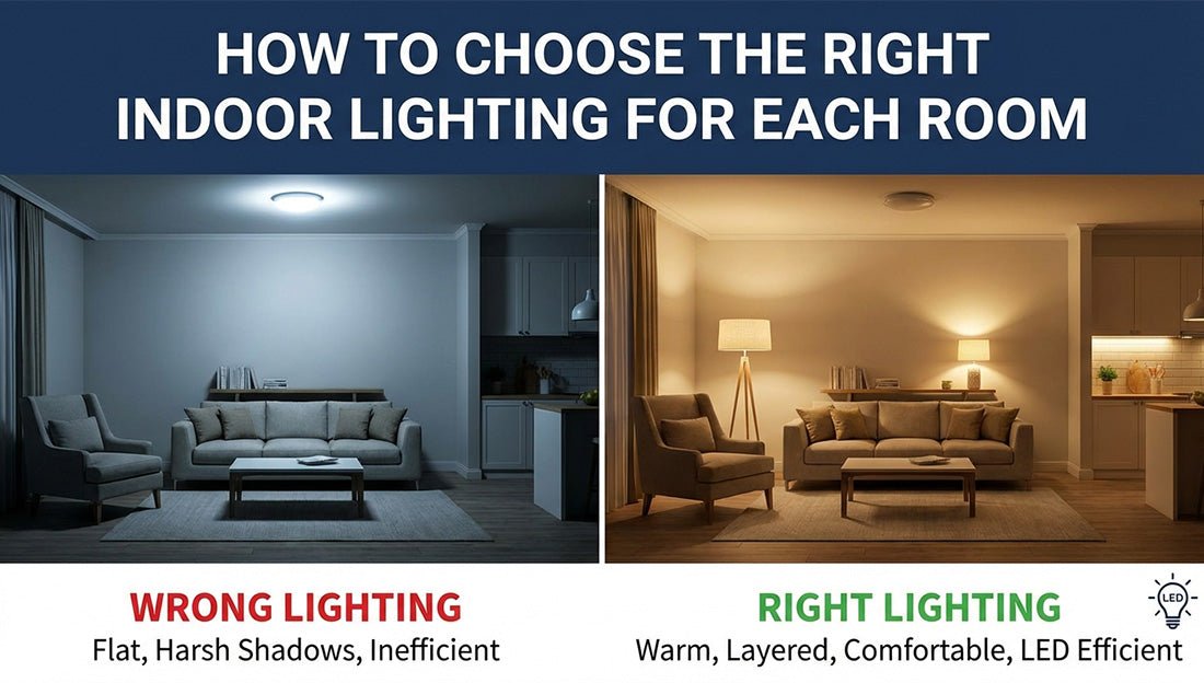 How to Choose the Right Indoor Lighting for Each Room? - LEDMyPlace