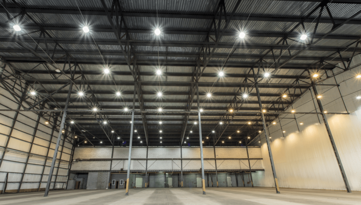 Warehouse Light Fixtures Installation Warehouse High Bay Lighting